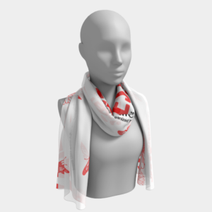 Red Long scarve